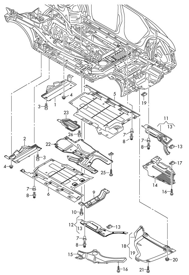  Ellis Audi on Underbody Lining  Fits  Audi Q5   Jim Ellis Audi Parts