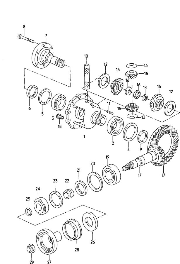 2003 audi RS6 Diff.screw 8x87. Limited, slip - 088409359 | Jim Ellis ...