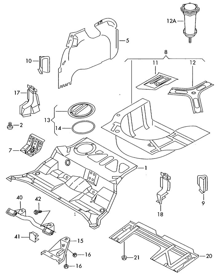 Audi A4 Parts List