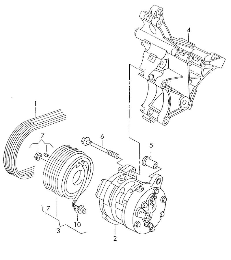 2001 Audi TT Roadster Serpentine Belt - 06A260849C | Jim Ellis Audi