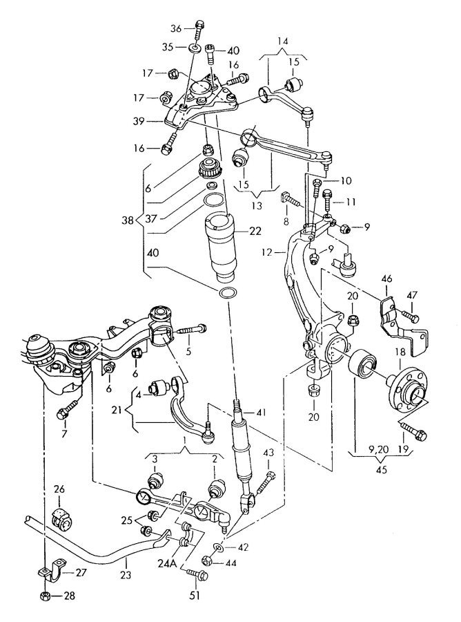 Audi A6 Parts Diagram