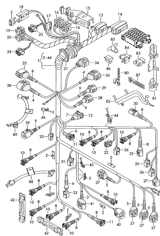 Audi A4 Parts Diagram