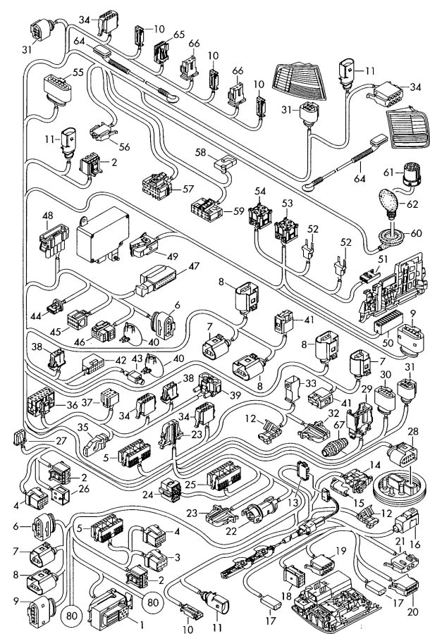 8E0972575A - Audi Housing. Callyoperated, Cellular | Jim Ellis Audi ...