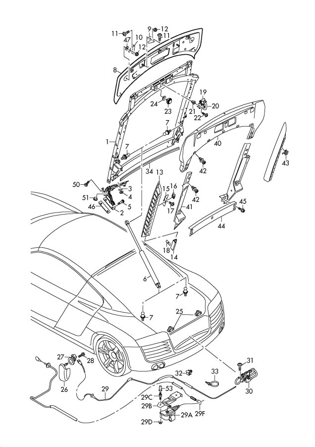 4E0823197A - hood-latch-striker-plate Hood Latch Striker Plate. R8 ...