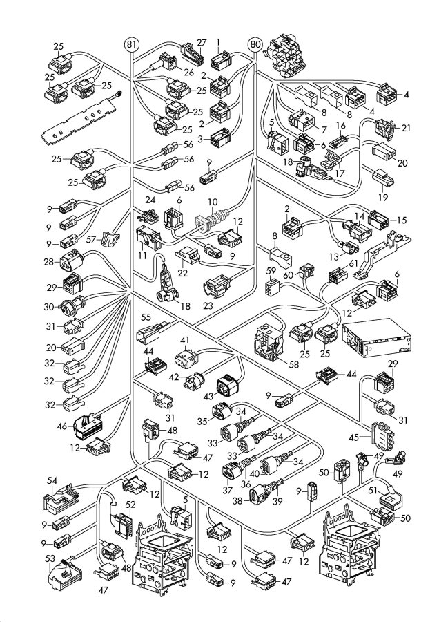 4F0937743B - audi Housing. Police, List, Grommets, Coppling | Jim Ellis ...