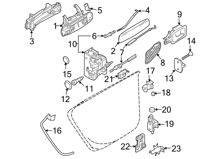 Audi A3 Lock. Door. Latch - 4F0839016B | Jim Ellis Audi Parts, Atlanta GA