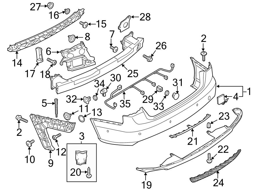 Audi A6 Bumper Cover Support Rail (Upper, Lower). 2012-15, A6, W/O S ...