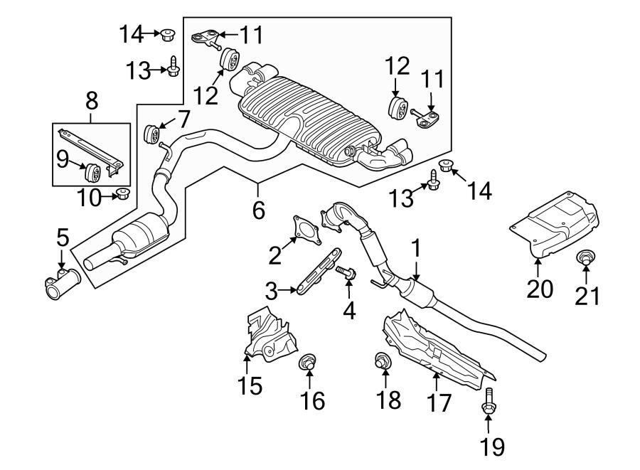 audi TT Exhaust Muffler - 8J0253181BA | Jim Ellis Audi Parts, Atlanta GA