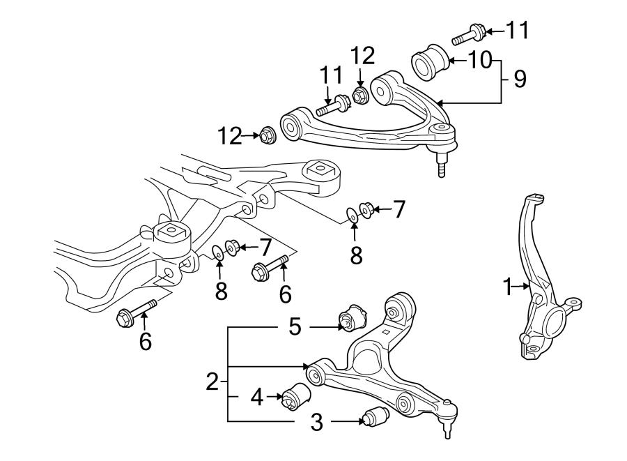 2020 Audi Q7 Suspension Control Arm (Front, Upper) - 7L8407021 | Jim ...